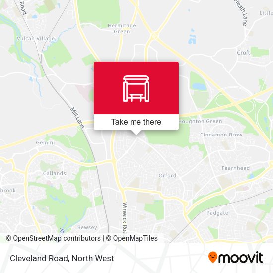 Cleveland Road map