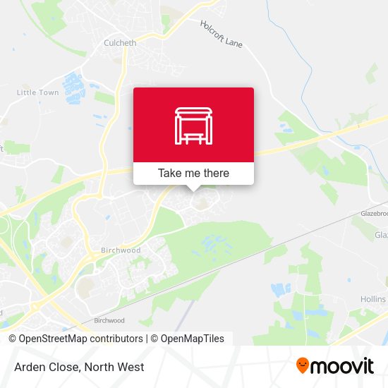 Arden Close map