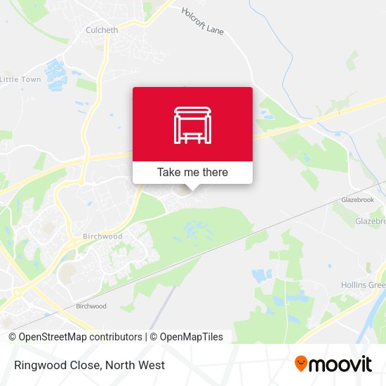 Ringwood Close map