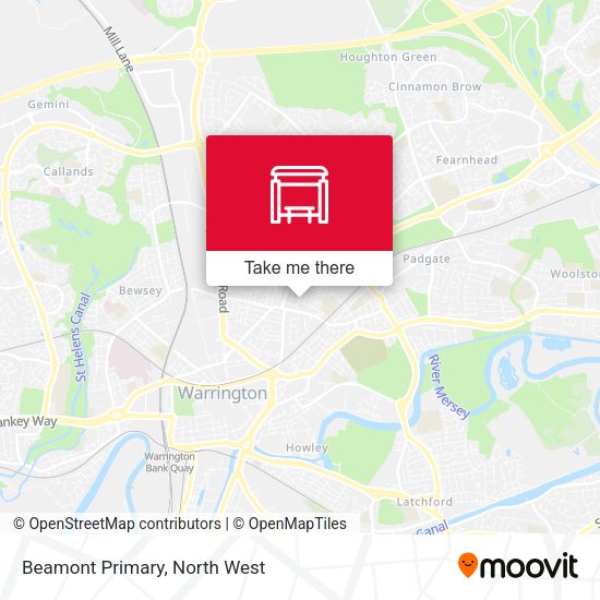 Beamont Primary map