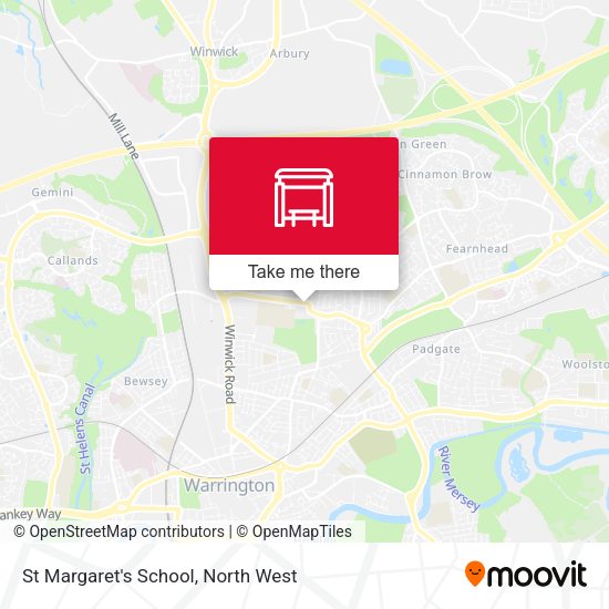St Margaret's School map