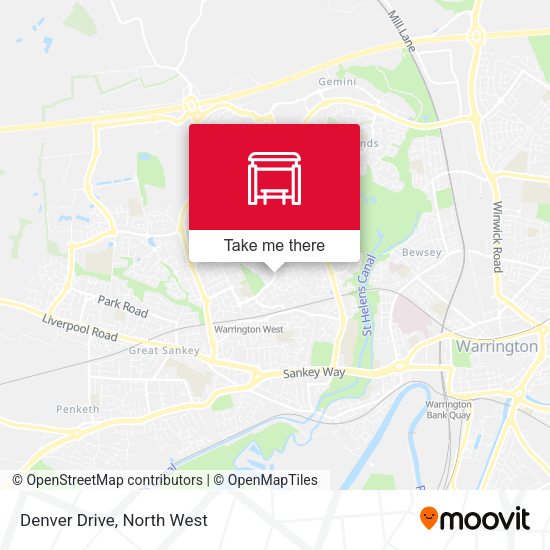 Denver Drive map