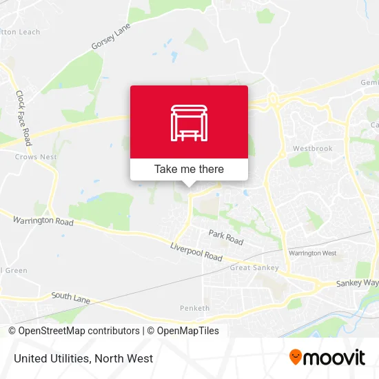 United Utilities map