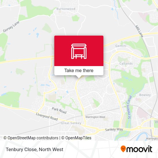 Tenbury Close map