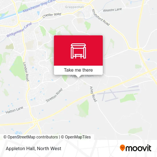 Appleton Hall map