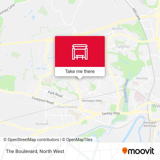 The Boulevard map
