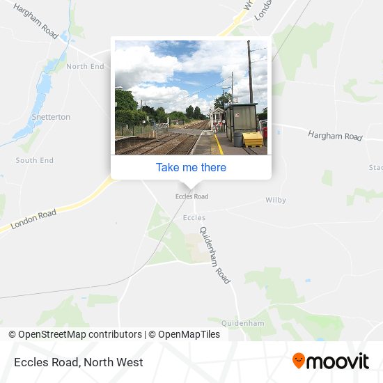 Eccles Road map