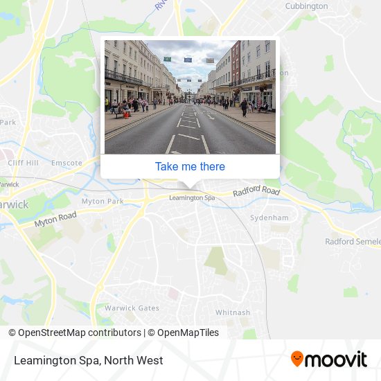 Leamington Spa map
