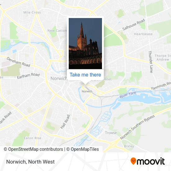 Norwich map