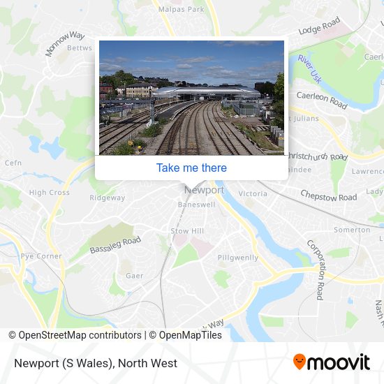 Newport (S Wales) map