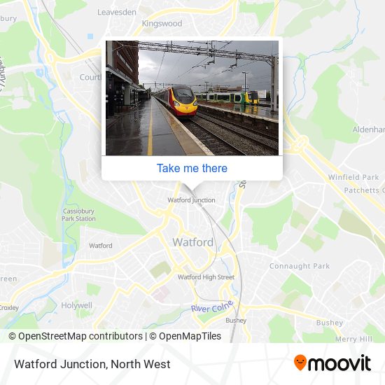 Watford Junction map