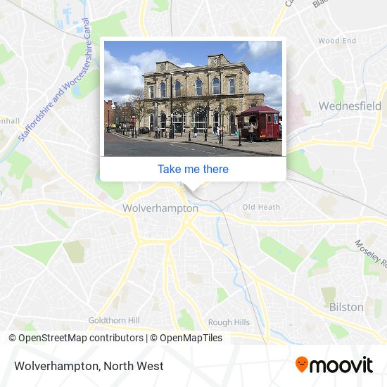 Wolverhampton map