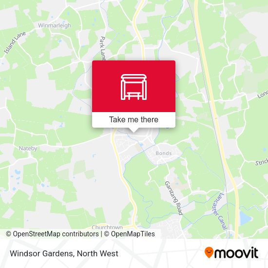 Windsor Gardens map