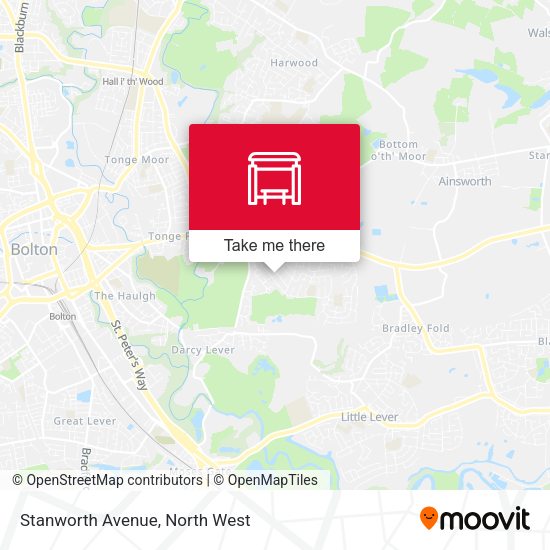 Stanworth Avenue map