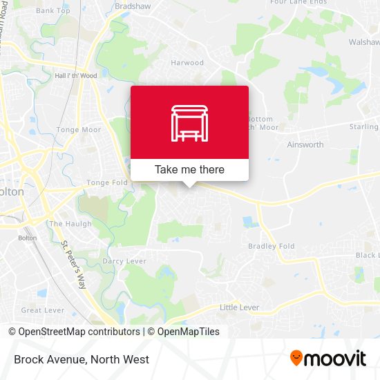 Brock Avenue map