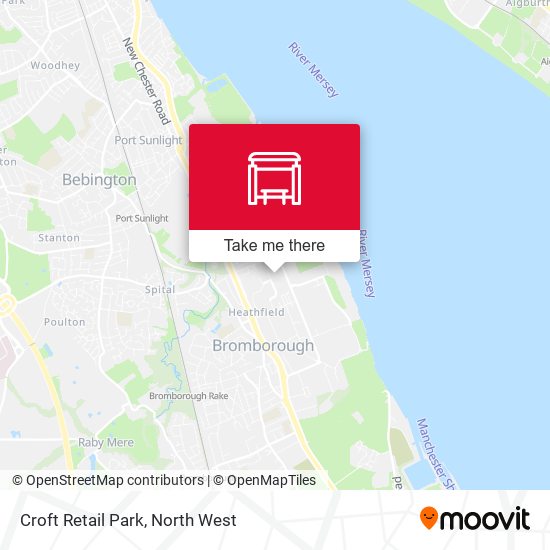 Croft Retail Park map