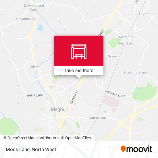 Moss Lane map