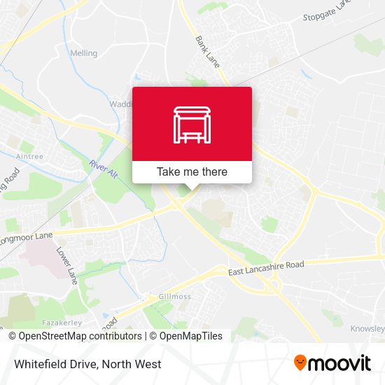 Whitefield Drive map