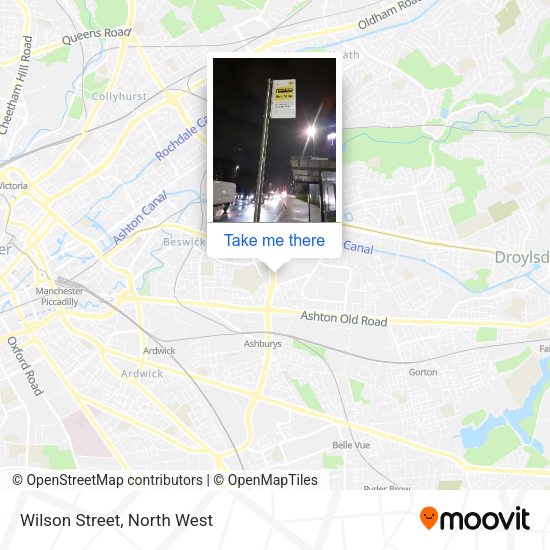 Wilson Street map