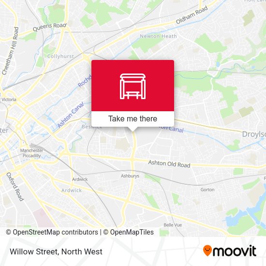Willow Street map