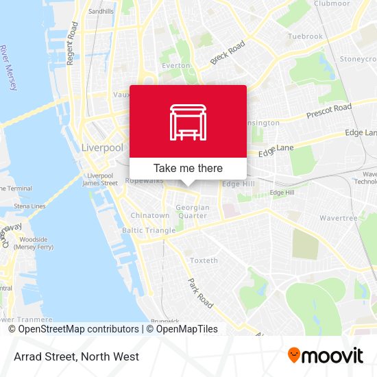 Arrad Street map