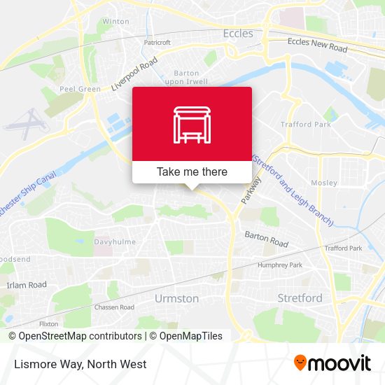 Lismore Way map