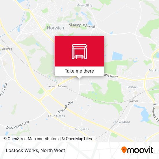 Lostock Works map