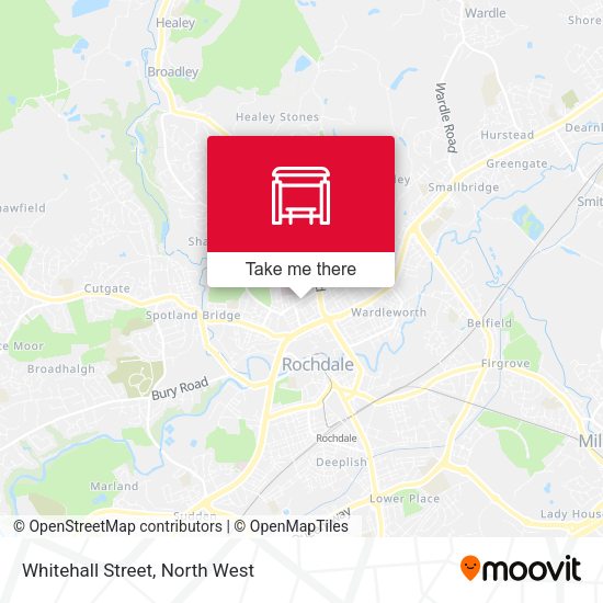 Whitehall Street map