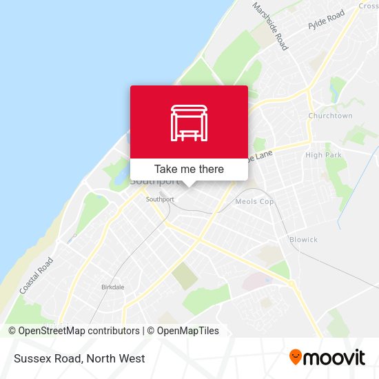 Sussex Road map