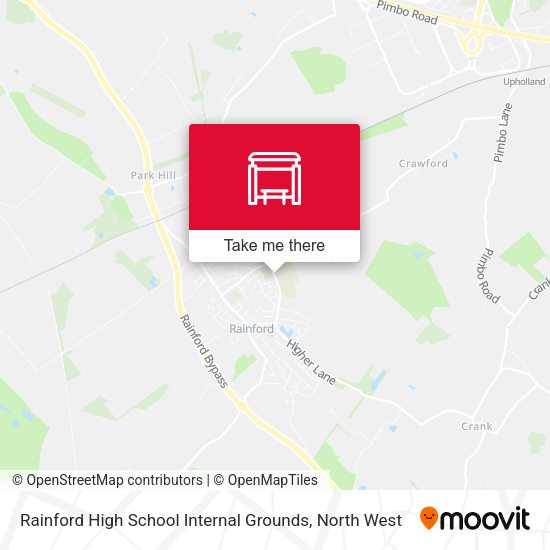 Rainford High School Internal Grounds map