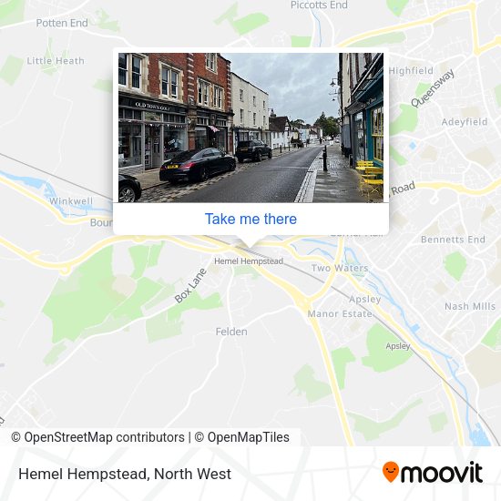 Hemel Hempstead map