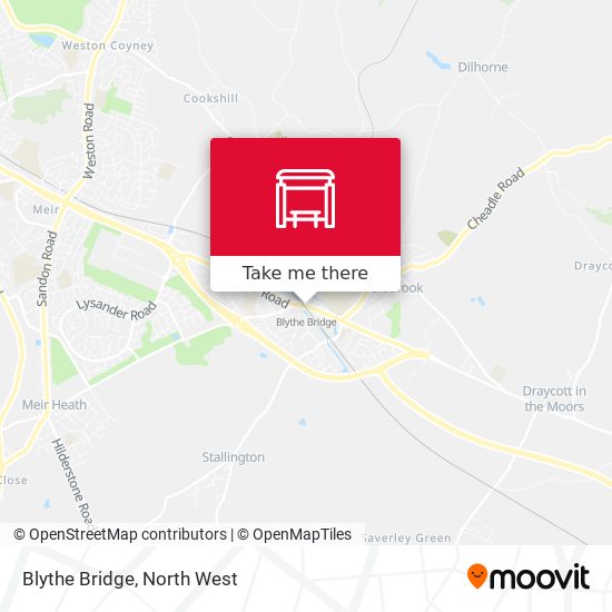 Blythe Bridge map
