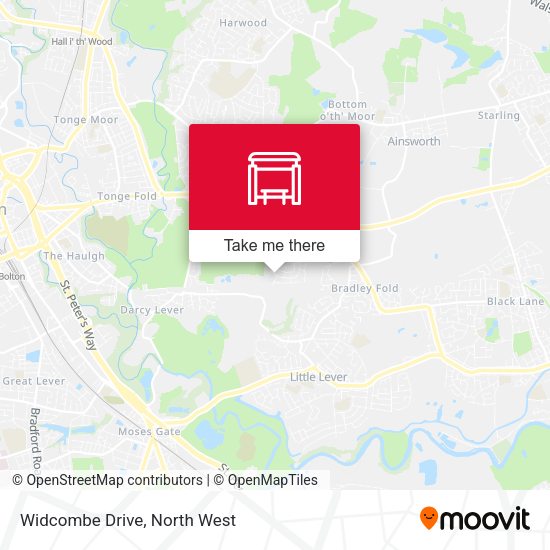 Widcombe Drive map