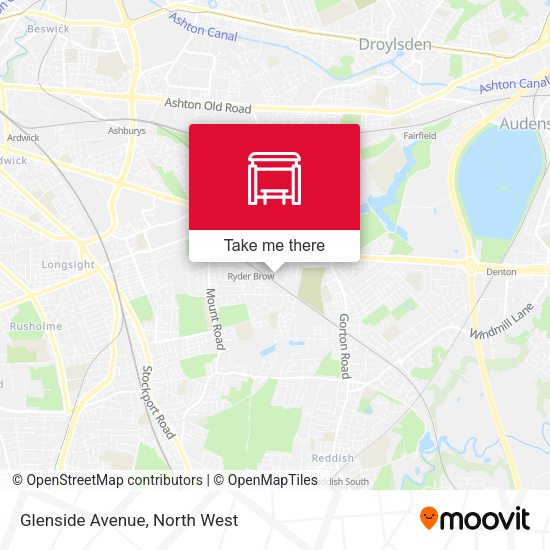 Glenside Avenue map