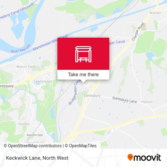 Keckwick Lane map