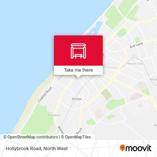 Hollybrook Road map