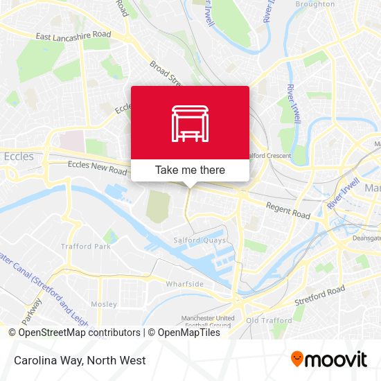Carolina Way map