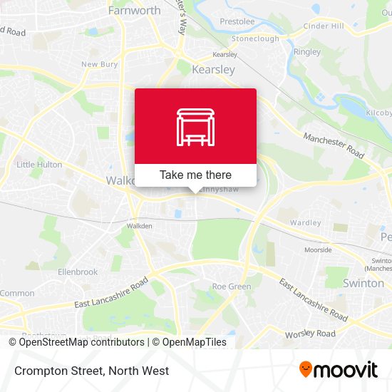 Crompton Street map