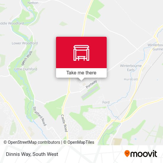 Dinnis Way map