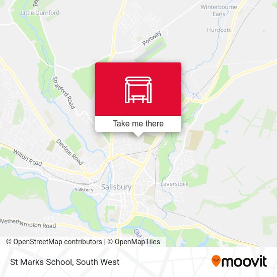 St Marks School map