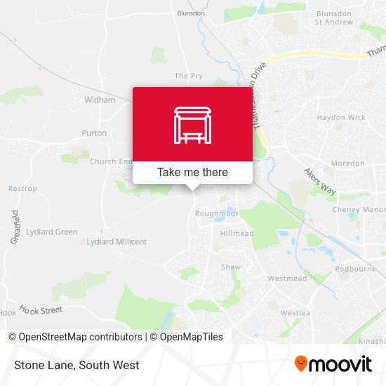 Stone Lane map