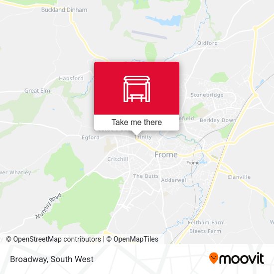 Broadway map