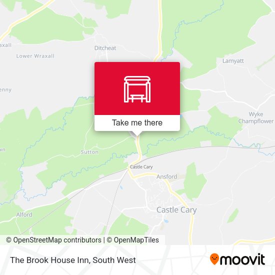 The Brook House Inn map