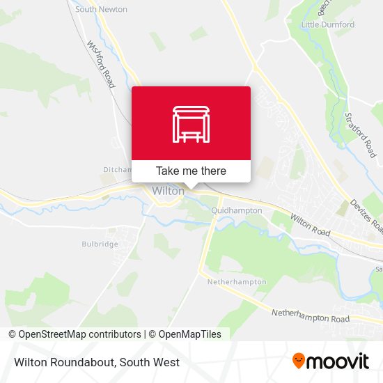 Wilton Roundabout map