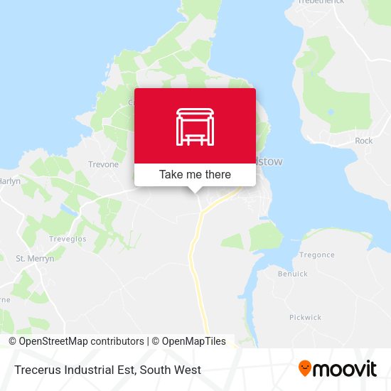 Trecerus Industrial Est map