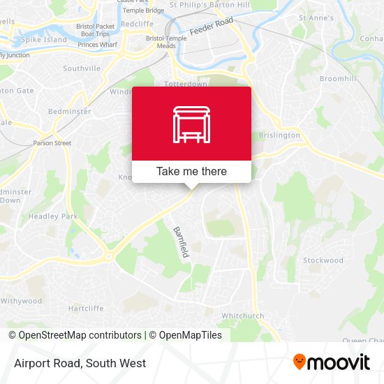Airport Road map