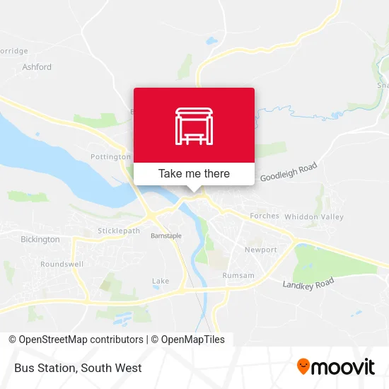 Bus Station map