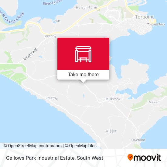 Gallows Park Industrial Estate map