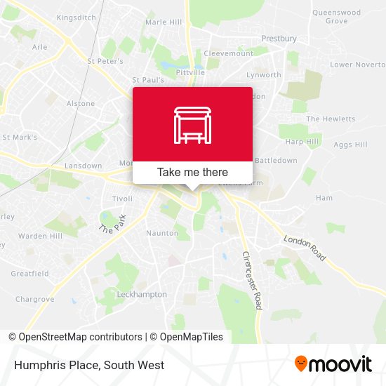 Humphris Place map