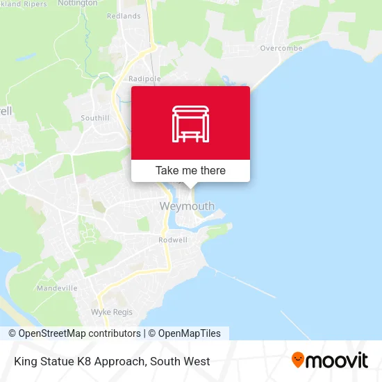 King Statue K8 Approach map